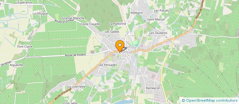 localisation de l'entreprise ESSOR IMMO  SERIGNAN-DU-COMTAT