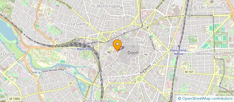 localisation de l'entreprise ESSOR IMMOBILIER à DIJON