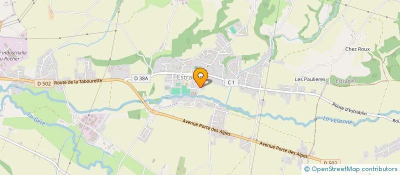 localisation de l'entreprise ESSOR IMMOBILIER  ESTRABLIN