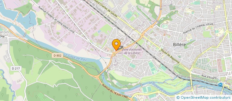 localisation de l'entreprise ESSOR LAGNY  LONS