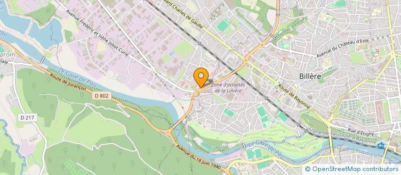 localisation de l'entreprise ESSOR LE HAILLAN  LONS