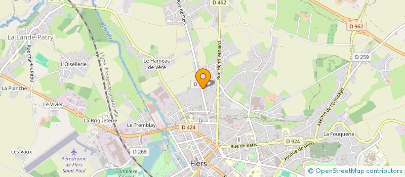 localisation de l'entreprise ESSOR MPI BOCAGE à LA LANDE PATRY