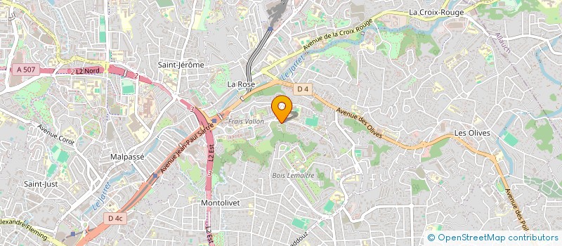 localisation de l'entreprise ESSOR PROVENCE à MARSEILLE