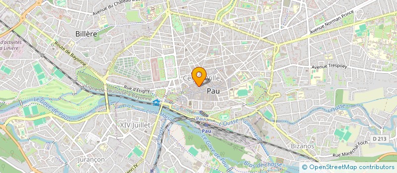 localisation de l'entreprise ESSOR64 à PAU