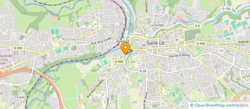 localisation de l'entreprise ESSORT 50  SAINT-LO