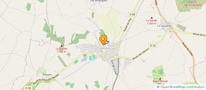 localisation de l'entreprise ESSORT DU HAUT ALLIER  SAINT-HAON