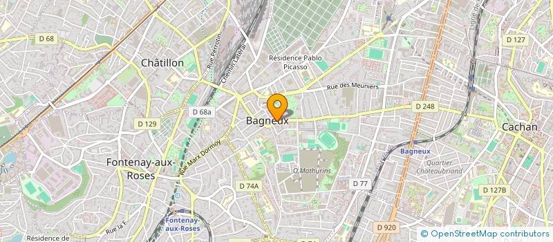 localisation de l'entreprise ESSOURI à BAGNEUX