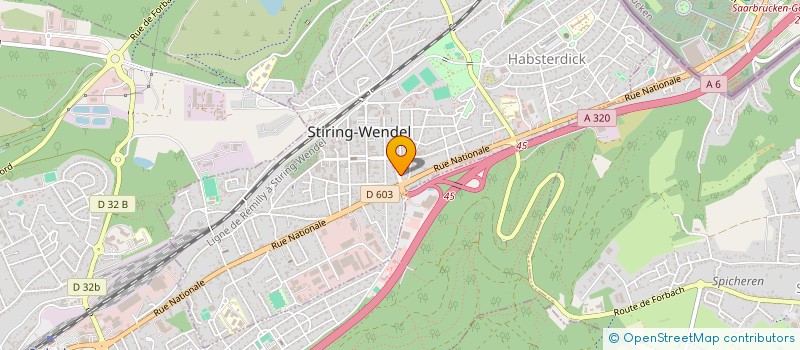 localisation de l'entreprise ESSPAY  STIRING-WENDEL