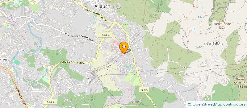 localisation de l'entreprise ESSUYAGE HYGIENE PLASTIQUE ALLAUCH  ALLAUCH