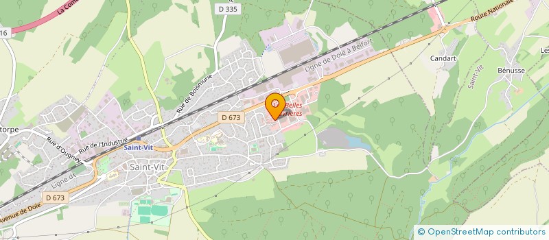 localisation de l'entreprise ESSY  SAINT-VIT