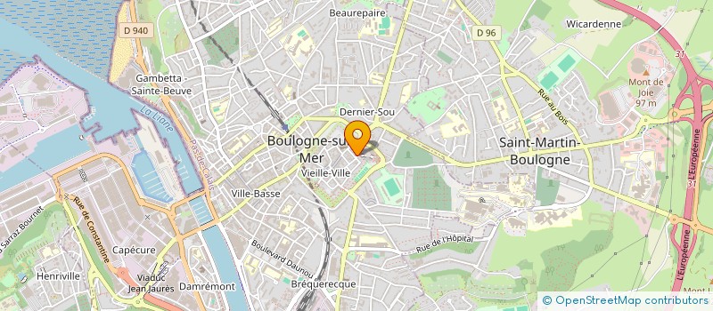 localisation de l'entreprise ESSY  BOULOGNE-SUR-MER