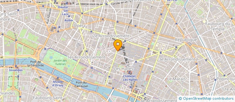 localisation de l'entreprise EST à PARIS