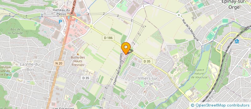 localisation de l'entreprise EST à VILLIERS-SUR-ORGE