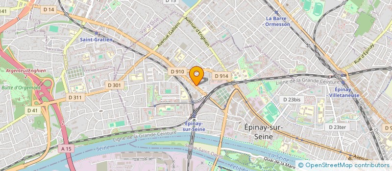 localisation de l'entreprise EST à EPINAY-SUR-SEINE