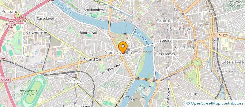 localisation de l'entreprise EST  TOULOUSE