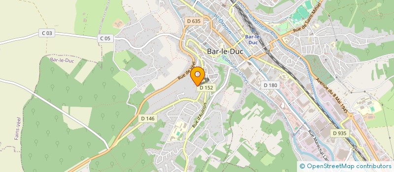 localisation de l'entreprise EST.ABATTAGE. à BAR-LE-DUC