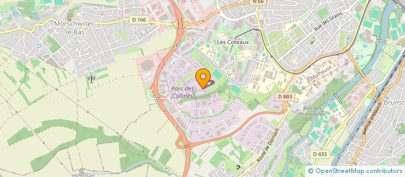 localisation de l'entreprise EST ADHESIFS à MULHOUSE