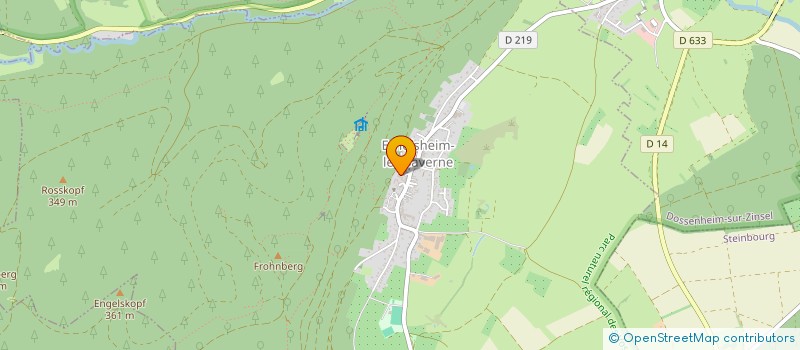 localisation de l'entreprise EST AGRI PASSION  ERNOLSHEIM-LES-SAVERNE