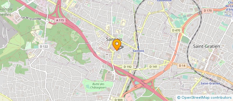 localisation de l'entreprise EST- AMIANTE à SANNOIS