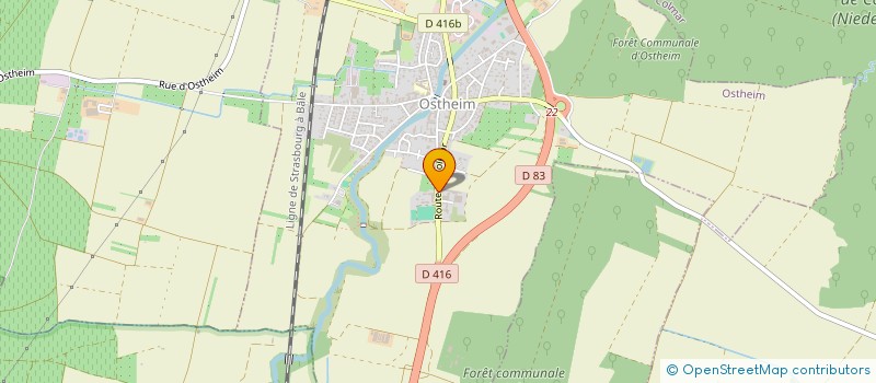 localisation de l'entreprise EST-ARMOR à OSTHEIM