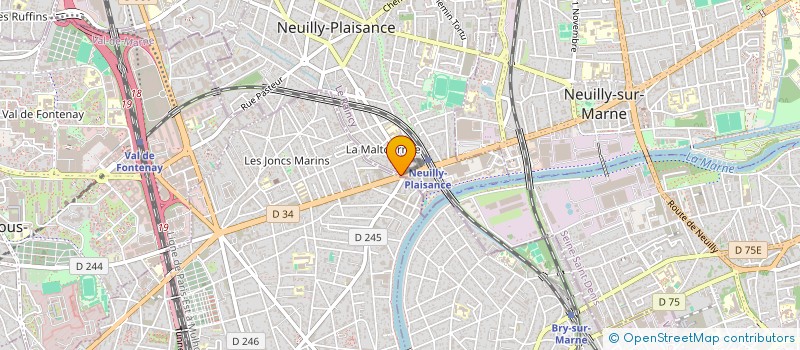 localisation de l'entreprise EST AUTO DISTRIBUTION  NEUILLY-PLAISANCE