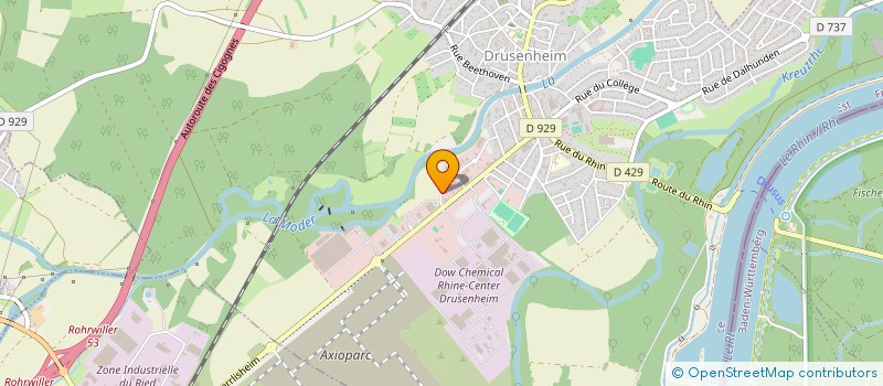 localisation de l'entreprise EST AUTO SERVICE  DRUSENHEIM