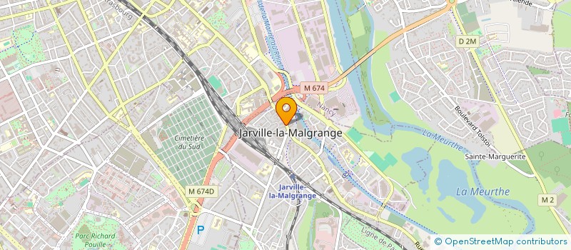localisation de l'entreprise EST AUTOMOBILES NANCY à JARVILLE-LA-MALGRANGE