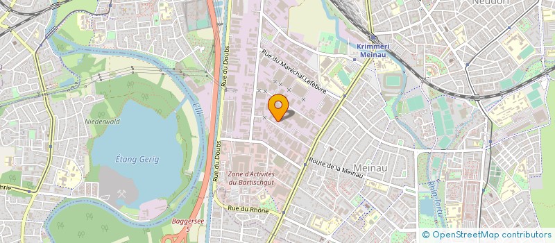 localisation de l'entreprise EST AUTOPLUS à STRASBOURG
