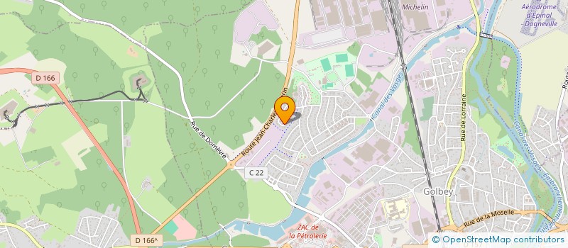 localisation de l'entreprise EST BARDAGE  GOLBEY