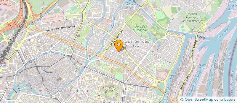 localisation de l'entreprise EST BILLARD à STRASBOURG