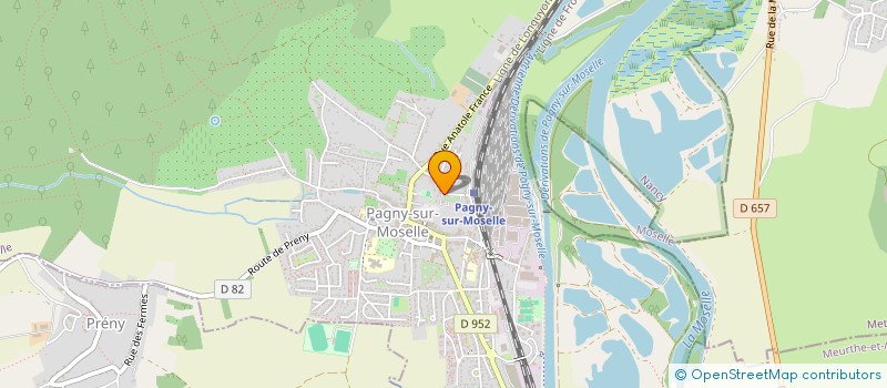 localisation de l'entreprise EST BROYAGE  PAGNY-SUR-MOSELLE