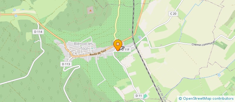 localisation de l'entreprise EST CAMPING-CAR  BLENOD-LES-TOUL