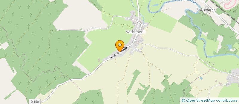 localisation de l'entreprise EST CANALISATION ENVIRONNEMENT  VATHIMENIL