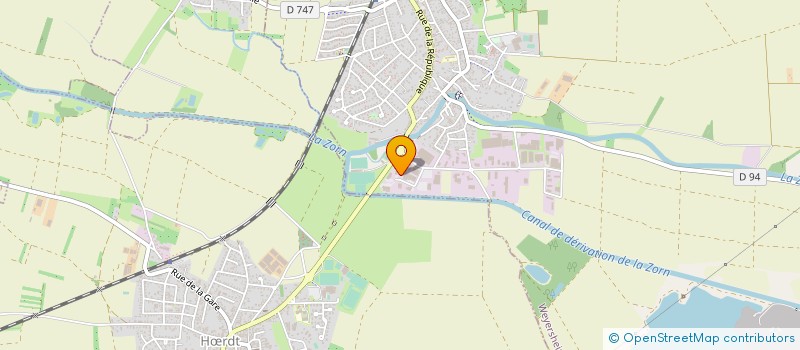 localisation de l'entreprise EST CONSTRUCTIONS  WEYERSHEIM