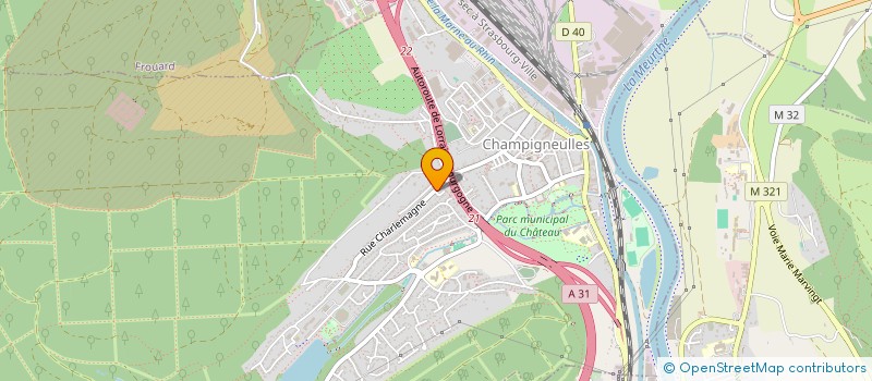 localisation de l'entreprise EST COURTAGE ASSURANCE DE LA PERSONNE  CHAMPIGNEULLES