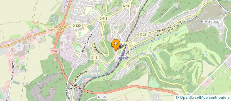 localisation de l'entreprise EST CUIR à LONGWY