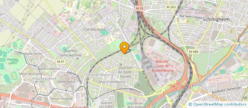 localisation de l'entreprise EST DEPANNAGE à STRASBOURG