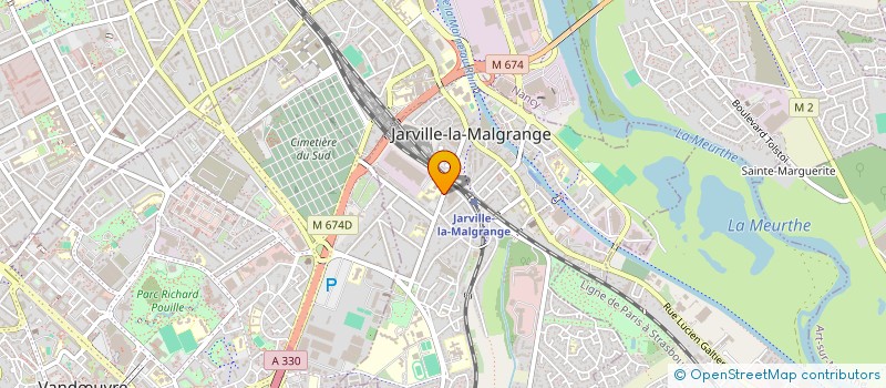 localisation de l'entreprise EST ENTREPOT CORGER SA  JARVILLE-LA-MALGRANGE