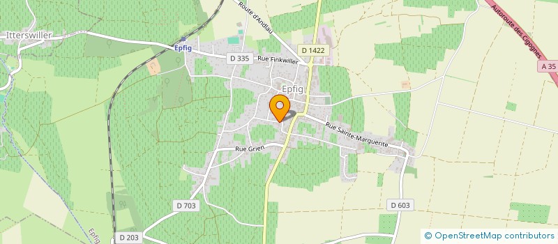 localisation de l'entreprise EST EROSION SOCIETE NOUVELLE à EPFIG