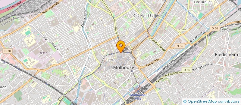 localisation de l'entreprise EST-ESTHETIQUE  MULHOUSE