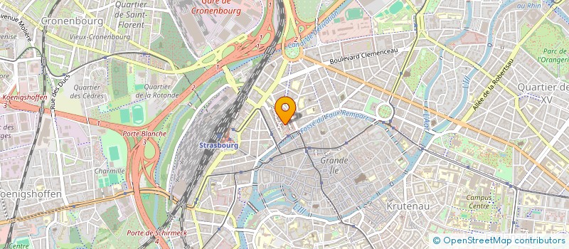 localisation de l'entreprise EST-EXPO  STRASBOURG