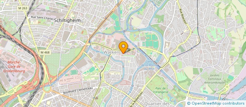 localisation de l'entreprise EST FESTIF à STRASBOURG