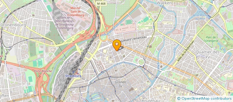localisation de l'entreprise EST FIBRE à STRASBOURG