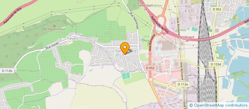 localisation de l'entreprise EST FONCIER  SEMECOURT