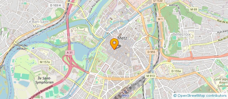 localisation de l'entreprise EST FOURRURES à METZ