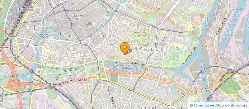 localisation de l'entreprise EST FRANCE PROTECTION à STRASBOURG