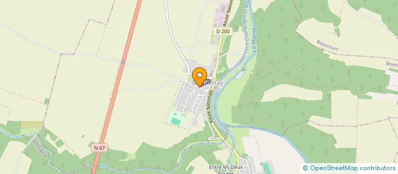 localisation de l'entreprise EST FRANCE THANATOPRAXIE à BRETHENAY