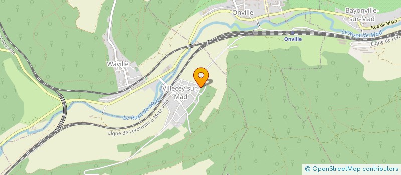 localisation de l'entreprise EST GRAVURE à VILLECEY-SUR-MAD