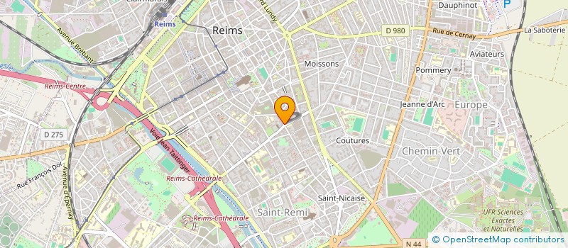 localisation de l'entreprise EST HABITAT  REIMS