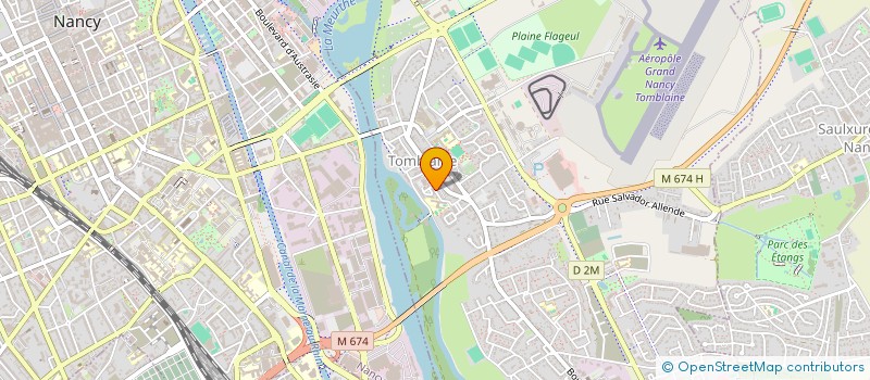 localisation de l'entreprise EST HABITATION  TOMBLAINE